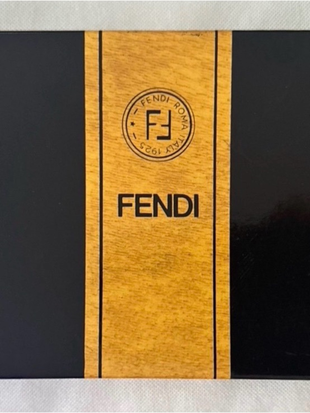 Authentic Fendi FF Zucca Continental Wallet / Clutch-Tobacco Canvas Tan w/ box